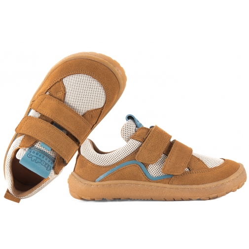 FRODDO G3130260-1 BAREFOOT PÓŁBUTY DZIECIĘCE SPORTOWE SKÓRA j.brąz