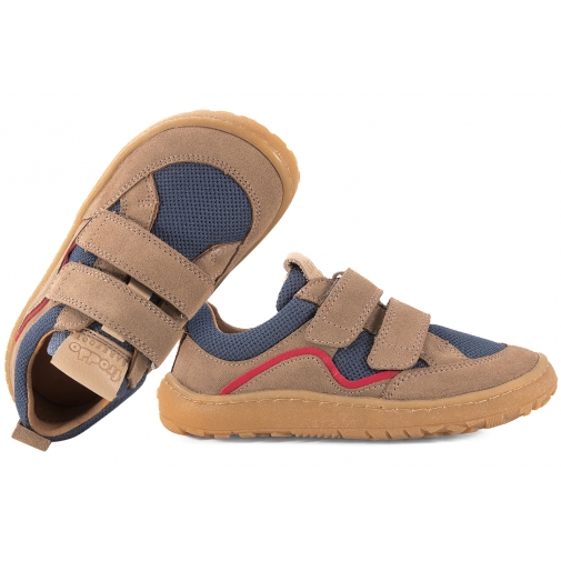 FRODDO G3130260-17 BAREFOOT PÓŁBUTY DZIECIĘCE SPORTOWE SKÓRA beige