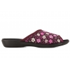ADANEX 30314 TEKSTYLNE DOMOWE DAMSKIE KAPCIE PAPCIE KLAPKI BIO PU kwiaty