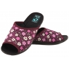 ADANEX 30314 TEKSTYLNE DOMOWE DAMSKIE KAPCIE PAPCIE KLAPKI BIO PU kwiaty
