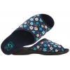 ADANEX 30311 TEKSTYLNE DOMOWE DAMSKIE KAPCIE PAPCIE KLAPKI BIO PU kwiaty