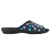 ADANEX 30311 TEKSTYLNE DOMOWE DAMSKIE KAPCIE PAPCIE KLAPKI BIO PU kwiaty