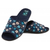 ADANEX 30311 TEKSTYLNE DOMOWE DAMSKIE KAPCIE PAPCIE KLAPKI BIO PU kwiaty