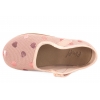 EMEL 103-5 BALERINKI TEKSTYLNE DZIEWCZĘCE DOMOWE KAPCIE PAPCIE RZEP różowe
