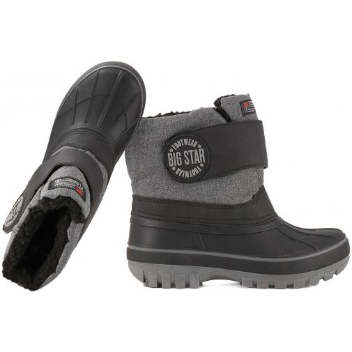 BIG STAR OO374063 ŚNIEGOWCE CHŁOPIĘCE OCIEPLANE KALOSZE ZIMOWE KOZACZKI
