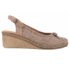 AXEL 2510 COMFORT AŻUROWE SANDAŁY DAMSKIE PÓŁBUTY BEZ PIĘTY KOTURN TĘGOŚĆ G1/2
