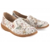 AXEL 1908 SKÓRZANE AŻUROWE PÓŁBUTY DAMSKIE MOKASYNY COMFORT TĘGOŚĆ H