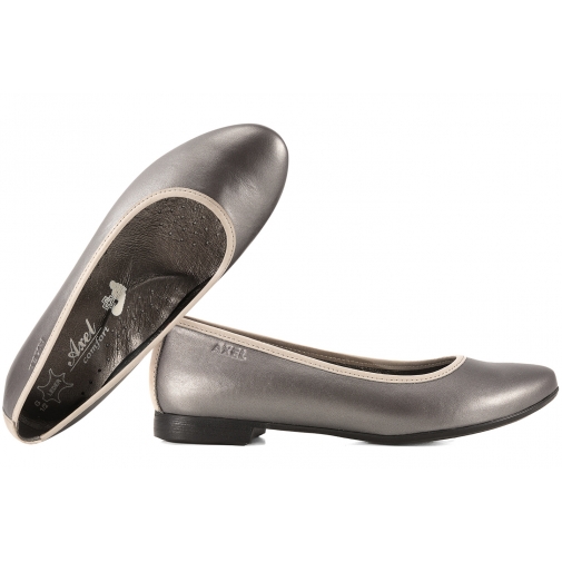AXEL 1553  BALERINY DAMSKIE PÓŁBUTY SKÓRZANE TĘGOŚĆ G1/2