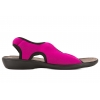 ADANEX 28882 ELASTYCZNE TEKSTYLNE SANDAŁY DAMSKIE NA HALUKSY BIO PU fuksja