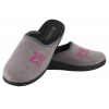 INBLU CU-2D TEKSTYLNE DOMOWE DAMSKIE KAPCIE PAPCIE KLAPKI PU szare