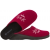 INBLU CU-5H TEKSTYLNE DOMOWE DAMSKIE KAPCIE PAPCIE KLAPKI PU bordowe