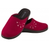 INBLU CU-9H TEKSTYLNE DOMOWE DAMSKIE KAPCIE PAPCIE KLAPKI PU bordowe