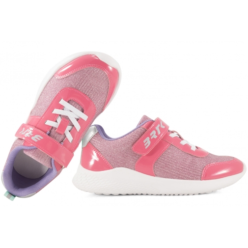 BARTEK 8700515 BUTY SPORTOWE SNEAKERSY DZIEWCZĘCE PÓŁBUTY PU RZEP