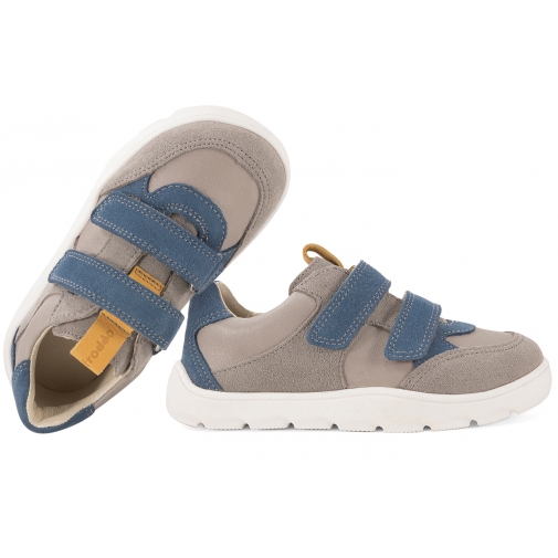 FRODDO G3130264-3 BAREFOOT PÓŁBUTY DZIECIĘCE SPORTOWE SKÓRA RZEPY szare