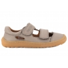 FRODDO G3150266-4 BAREFOOT SANDAŁY DZIECIĘCE PÓŁBUTY WYCIĘTE SKÓRZANE szare