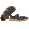 FRODDO G3150266 BAREFOOT SANDAŁY DZIECIĘCE PÓŁBUTY WYCIĘTE SKÓRZANE granat
