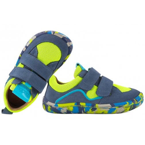 FRODDO G3130261-4 BAREFOOT PÓŁBUTY DZIECIĘCE SPORTOWE SKÓRA granat