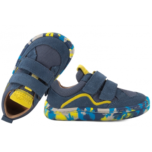 FRODDO G3130261-3 BAREFOOT PÓŁBUTY DZIECIĘCE SPORTOWE SKÓRA granatowe