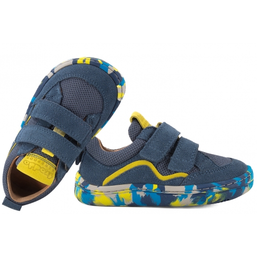FRODDO G3130261-3 BAREFOOT PÓŁBUTY DZIECIĘCE SPORTOWE SKÓRA granatowe
