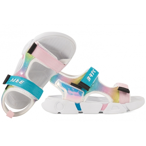 BARTEK 16043201 SANDAŁKI DZIEWCZĘCE SPORTOWE SANDAŁY NA PIANCE PU