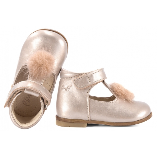 EMEL E2385F BALERINKI DZIEWCZĘCE PÓŁBUTY obcas THOMASA