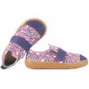 MAZUREK SOFTEX UNICORN BAREFOOT SKÓRZANO-TEKSTYLNE PÓŁBUTY DZIEWCZĘCE KAPCIE