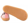 MAZUREK SOFTEX PINK BAREFOOT SKÓRZANO-TEKSTYLNE PÓŁBUTY DZIEWCZĘCE KAPCIE