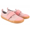 MAZUREK SOFTEX PINK BAREFOOT SKÓRZANO-TEKSTYLNE PÓŁBUTY DZIEWCZĘCE KAPCIE
