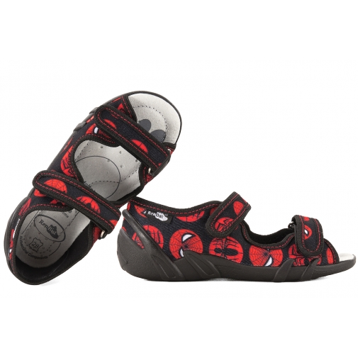 RENBUT 33-378 SANDAŁKI DOMOWE TEKSTYLNE CHŁOPIĘCE KAPCIE PAPCIE