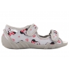 RENBUT 33-378 SANDAŁKI DOMOWE TEKSTYLNE DZIEWCZĘCE KAPCIE PAPCIE RZEPY