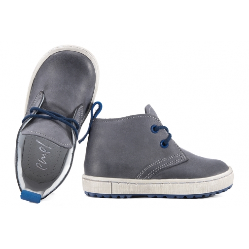 EMEL E2150-19 TRZEWIKI DZIECIĘCE PÓŁBUTY grafitowe