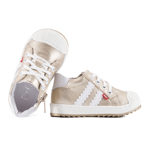 EMEL E2627A-6 TRZEWIKI DZIEWCZĘCE PÓŁBUTY złoty