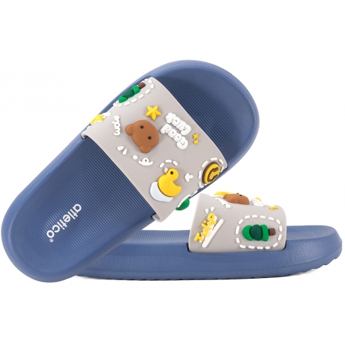 ATLETICO 622 KLAPKI BASENOWE DZIECIĘCE DZIEWCZĘCE NA PIANCE