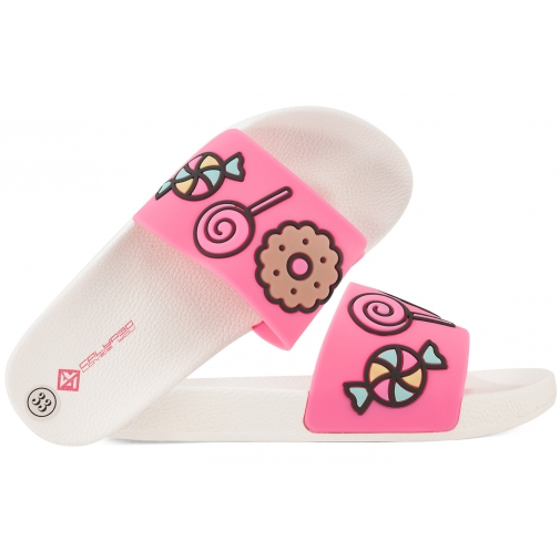 ATLETICO F2286B1-A01B1SW KLAPKI BASENOWE DZIEWCZĘCE