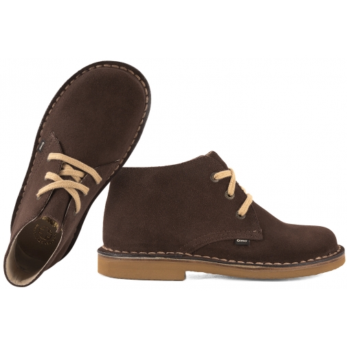 OTMĘT 102AP TRZEWIKI PÓŁBUTY SKÓRZANE ZAMSZOWE DAMSKIE c.brąz