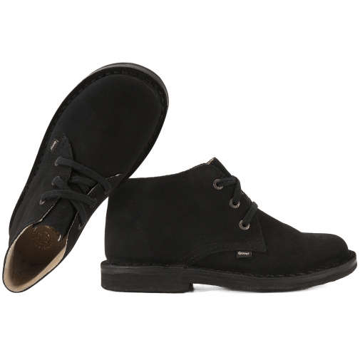 OTMĘT 102AP TRZEWIKI PÓŁBUTY SKÓRZANE ZAMSZOWE DAMSKIE czarne