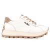 FILIPPO DP7498 PÓŁBUTY DAMSKIE SKÓRZANE SNEAKERSY NA PLATFORMIE białe