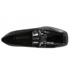 POTOCKI 26-12553BKP PÓŁBUTY NA OBCASIE MOKASYNY EKO SKÓRA LAKIERKI czarne