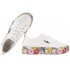 FILIPPO DP6048 PÓŁBUTY DAMSKIE SNEAKERSY NA PLATFORMIE SKÓRZANE białe