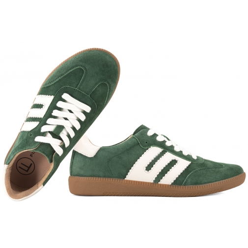 FILIPPO DP7492 PÓŁBUTY DAMSKIE SPORTOWE SNEAKERSY SKÓRZANE zielone