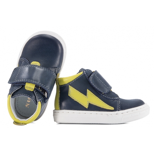 MIDO NOSTER 20-01 TRZEWIKI SKÓRZANE DZIECIĘCE PÓŁBUTY granatowe