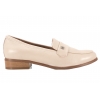 POTOCKI 26-12786 MOKASYNY DAMSKIE PÓŁBUTY LORDSY EKO beżowe