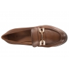 POTOCKI 26-12784 PÓŁBUTY NA OBCASIE MOKASYNY EKO SKÓRA brązowe