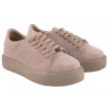 FILIPPO DP7502 PÓŁBUTY DAMSKIE SNEAKERSY NA PLATFORMIE SKÓRZANE taupe