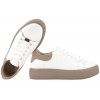 FILIPPO DP7502 PÓŁBUTY DAMSKIE SNEAKERSY NA PLATFORMIE SKÓRZANE białe