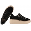 FILIPPO DP7653 PÓŁBUTY DAMSKIE SNEAKERSY NA PLATFORMIE SKÓRZANE ZAMSZ