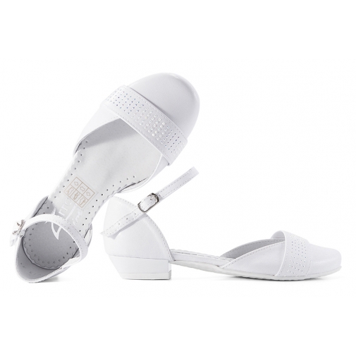 ZARRO 2327 CZÓŁENKA KOMUNIJNE DZIEWCZĘCE białe