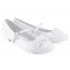 ZARRO 2443 BALERINKI KOMUNIJNE DZIEWCZĘCE białe