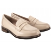 POTOCKI 25-19380 MOKASYNY DAMSKIE PÓŁBUTY LORDSY EKO beżowe