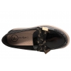 FILIPPO DP6457 PÓŁBUTY DAMSKIE MOKASYNY SKÓRZANE LAKIEROWANE czarne